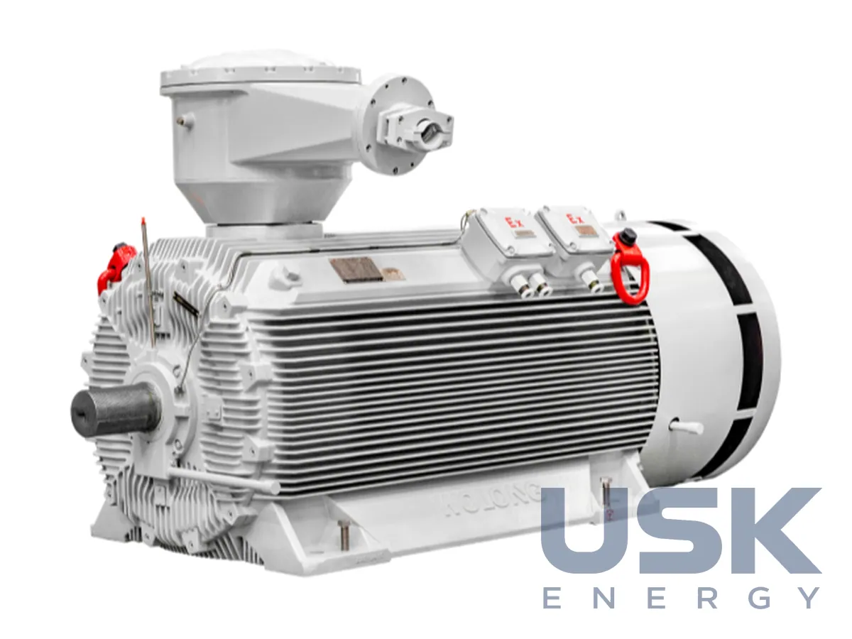 Середньообертові високовольтні синхронні двигуни з постійними магнітами 6–10 кВ, 220–15 000 кВт