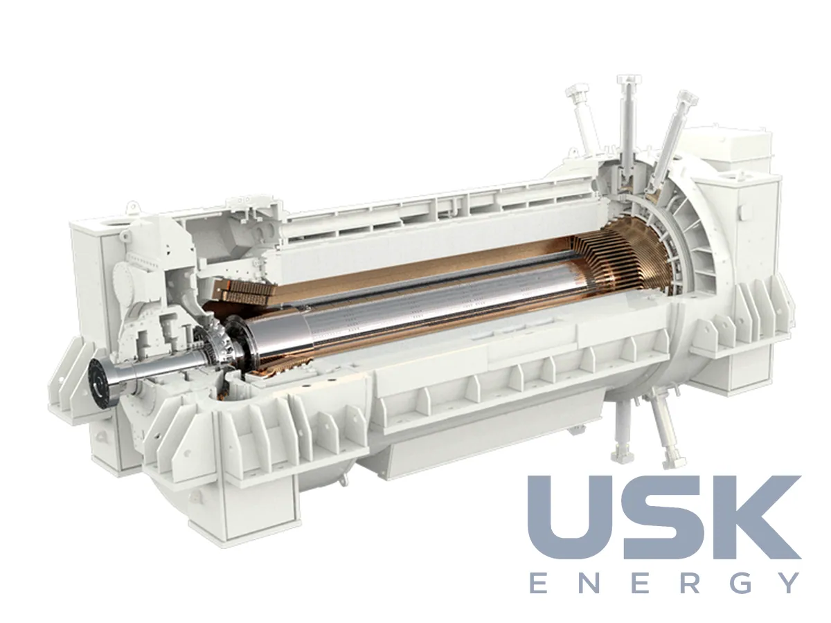 Ansaldo Energia — турбогенератори з повітряним охолодженням 20–450 МВА, 10,5–21 кВ