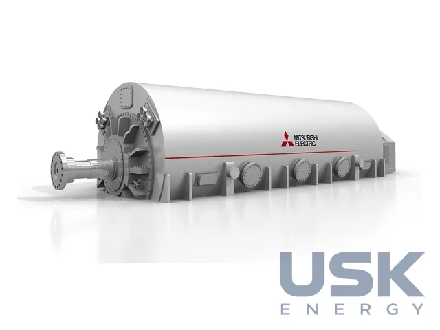 Mitsubishi Electric SFM / FTC — турбогенератор з повітряним охолодженням до 400 МВА — 6