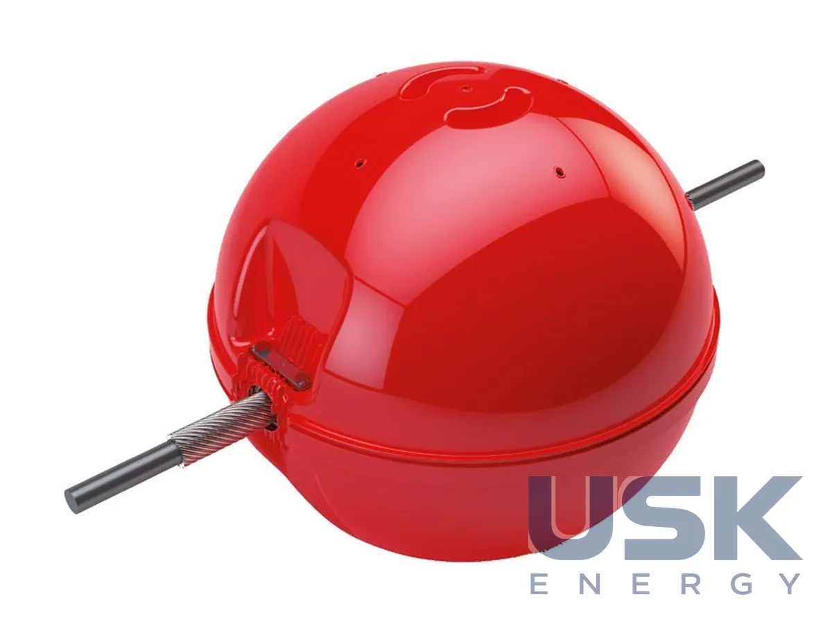 PFISTERER Warning Spheres — сигнальні кулі-маркери Ø 600 мм для проводів і грозотросів ПЛ будь-якої напруги