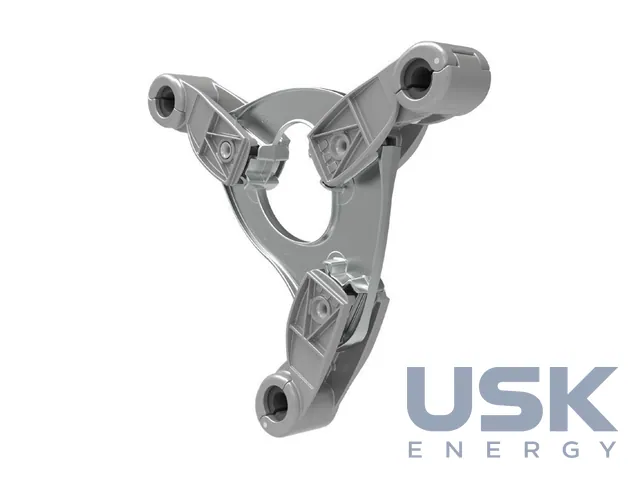 Spacer Dampers — дистанційні розпірки-гасники для розщеплених фаз ПЛ (2, 3, 4 проводи), 63 кА — 1
