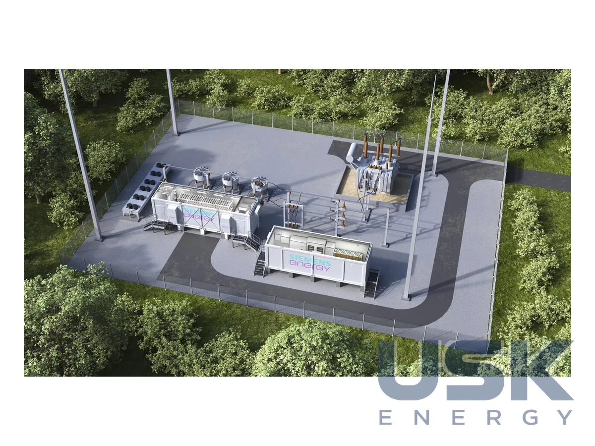 Siemens Energy SVC PLUS — STATCOM на модульному багаторівневому перетворювачі до ±400 Мвар (стаціонарний, контейнерний, мобільний)