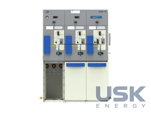 Lucy Electric Aegis 36 — RMU з елегазовою ізоляцією до 38 кВ для мереж, ВЕС і СЕС — 5