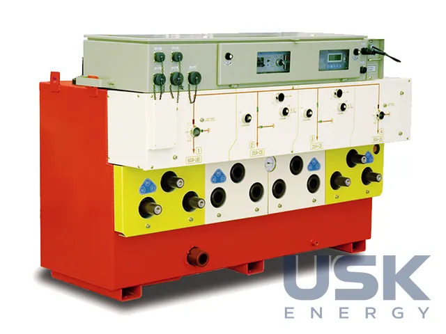 Pad-Mount — підземні КРУ 15 і 27 кВ із твердою та елегазовою ізоляцією, занурюваний LBS 25,8 кВ — 5