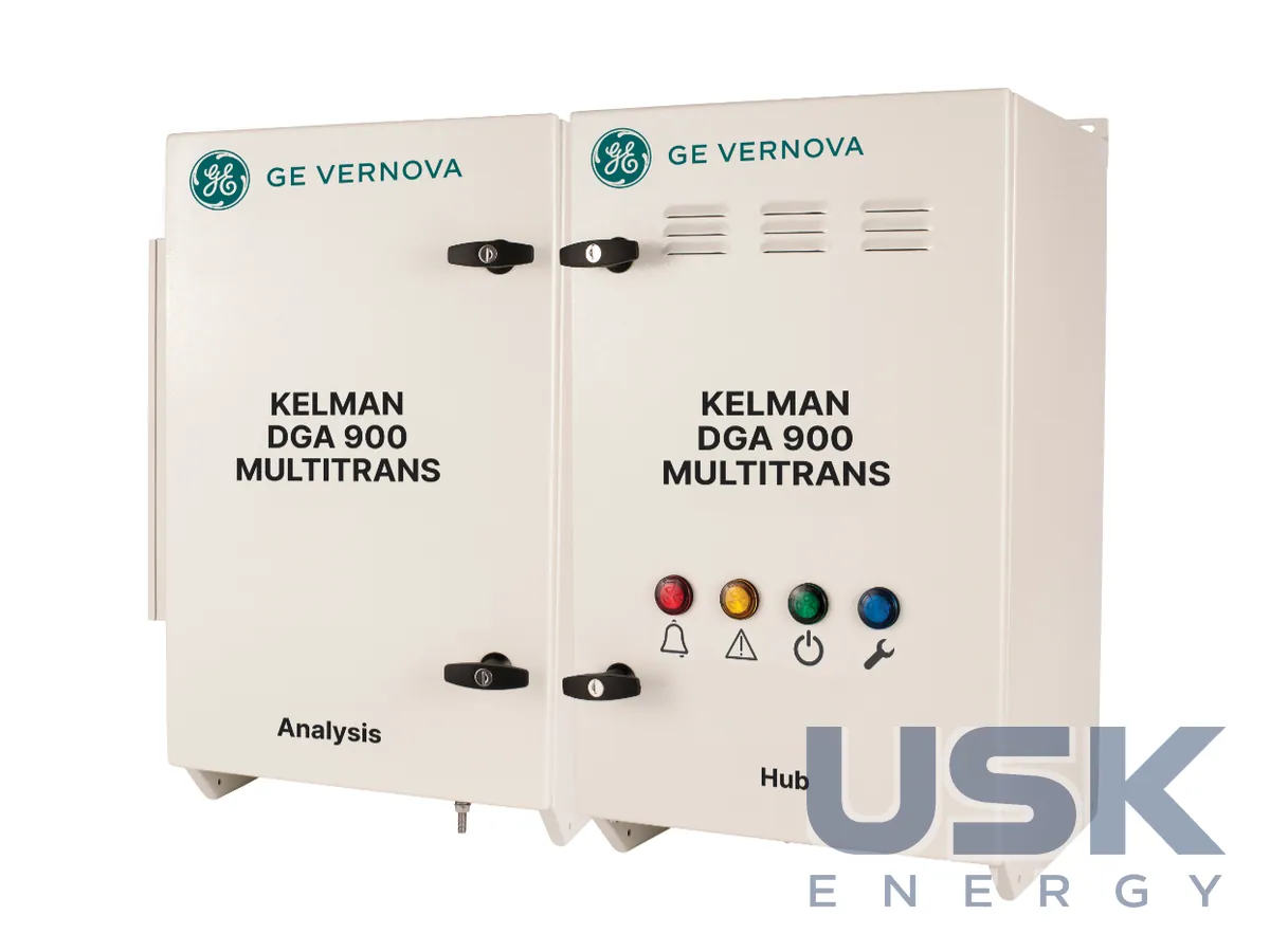 Kelman DGA 900 — онлайн-аналізатор 9 розчинених газів в оливі трансформатора