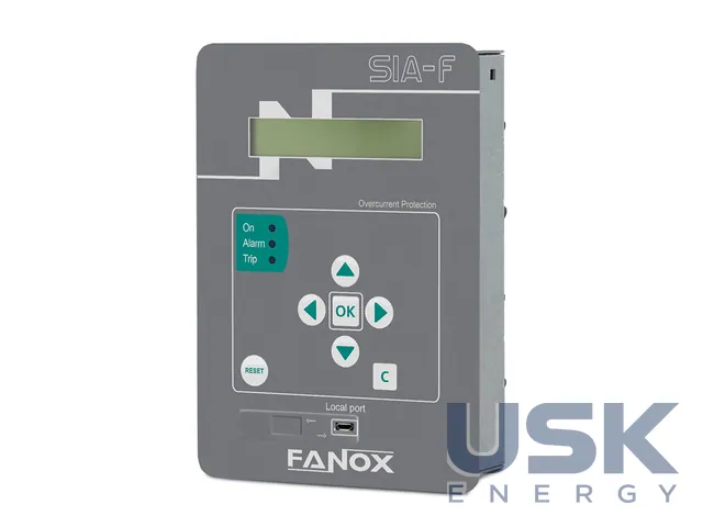 Fanox SIA-F — реле МСЗ і ЗНЗ фідера з оперативним живленням для елегазових КРУ