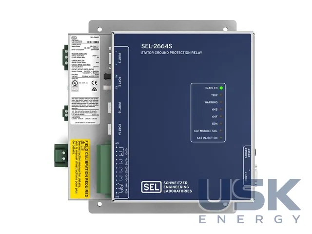 SEL-2664S / SEL-2664 — захист статора та ротора генератора від замикань на землю — 4