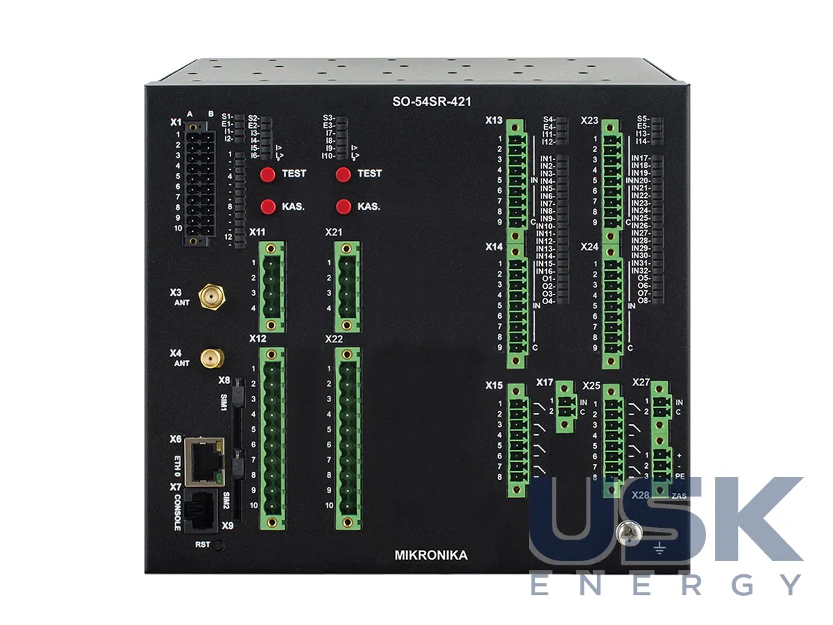 SO-52v11-eMTZR, SO-54SR-141/4xx/5xx — цифрові захисти СН з функціями контролера комірки