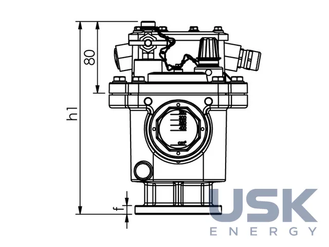 EMB тип 80 (CF 38) — газове реле для герметичних трансформаторів, з реле тиску