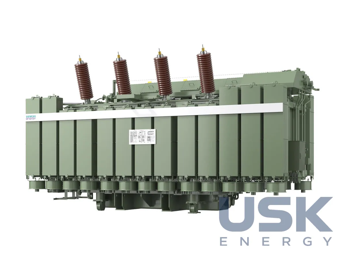 Siemens Energy — силові трансформатори середньої та великої потужності до 1100 кВ / 1300 МВА